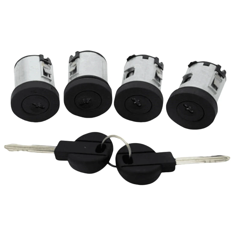 4pcs Universal door lock cylinder with 2 keys For Peugeot expert 806 Citroen Fiat  9170.ay 4162.c9  4162.pa 9926.q7 256528