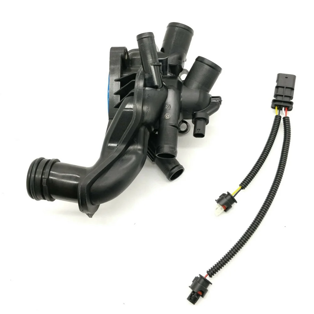 for Mini Cooper R56 R57 R58 Countryman 12518611289 11537647751 N18B16A Thermostat Housing w/Adapter Lead