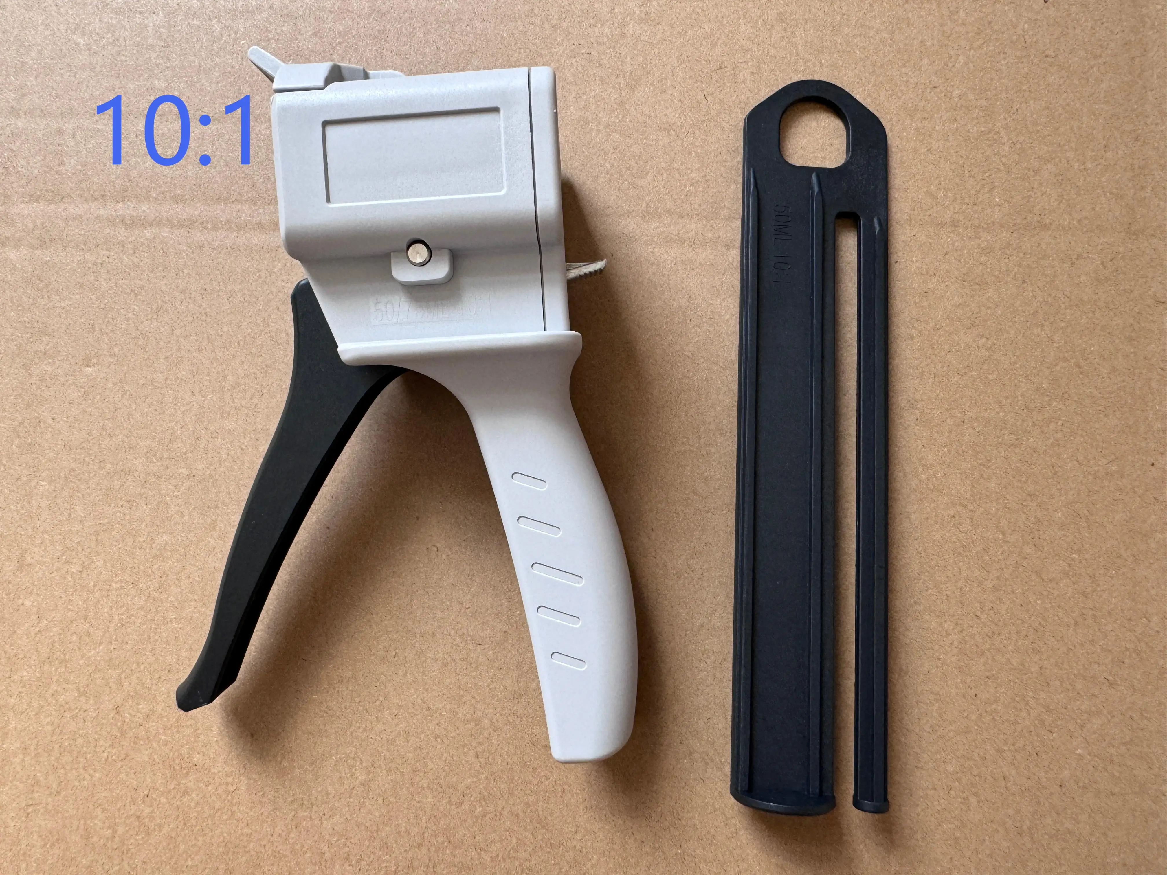 بندقية توزيع خلط الانطباع الأسنان 50 مللي 1:1/1:2 مسدس توزيع عالمي 4:1 10:1 مسدس توزيع مطاط السيليكون