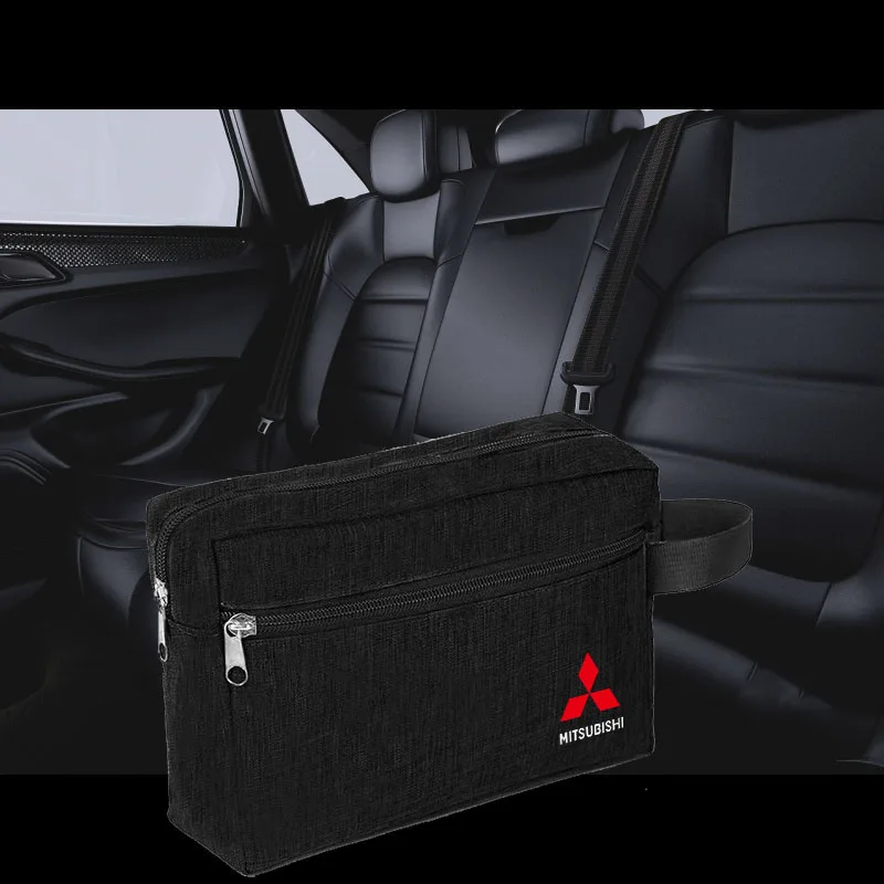 

Portable Car Key Case Driver License Holder Credit Card Bag for Mitsubishi Outlander I200 Pajero ASX Lancer Auto Accessories