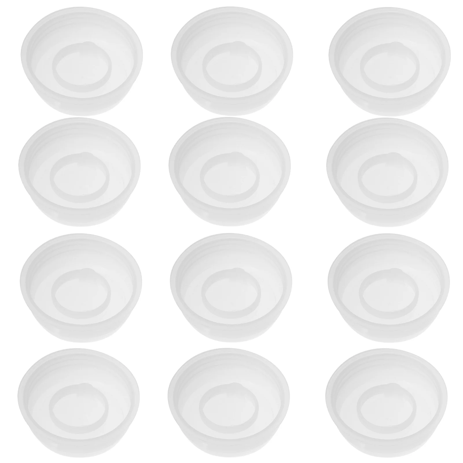 20 Pcs Plastic Bucket Lid Small Barrel Caps Drum with Ring Lids Roller Plug