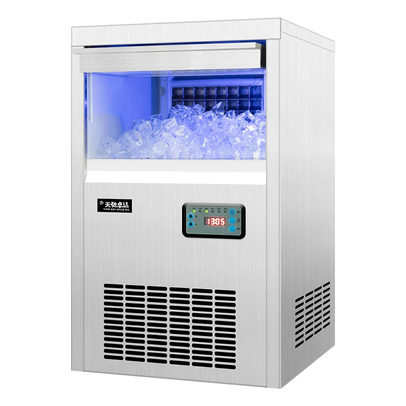 Commercial Ice Block Maker Machine With 10Kg Ice Storage Capacity Clear Ice Block Making Machine For Home