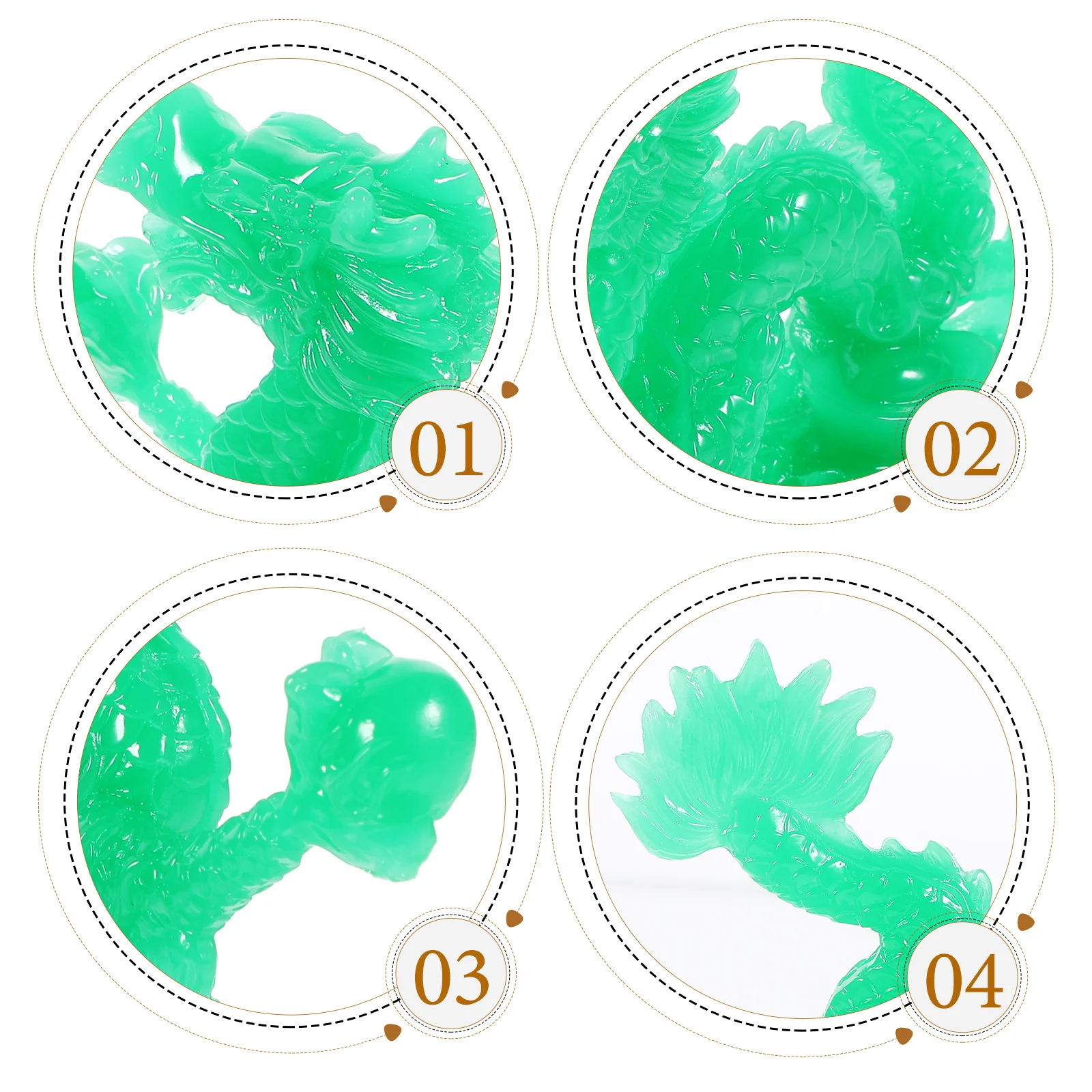 

Resin Dragon Statue Chinese Style Craft Decor Lucky Home Office Decoration Ornament Chinese Dragon Animal Statue Decor