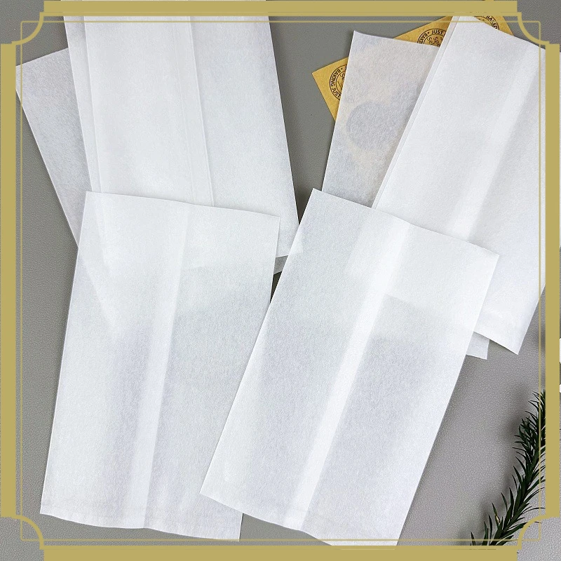 Pure White Cotton Paper Packet Ice Bread Packaging Bag Small Card Account Sticker Packaging Bags Gift Wrap Storage Home Storage