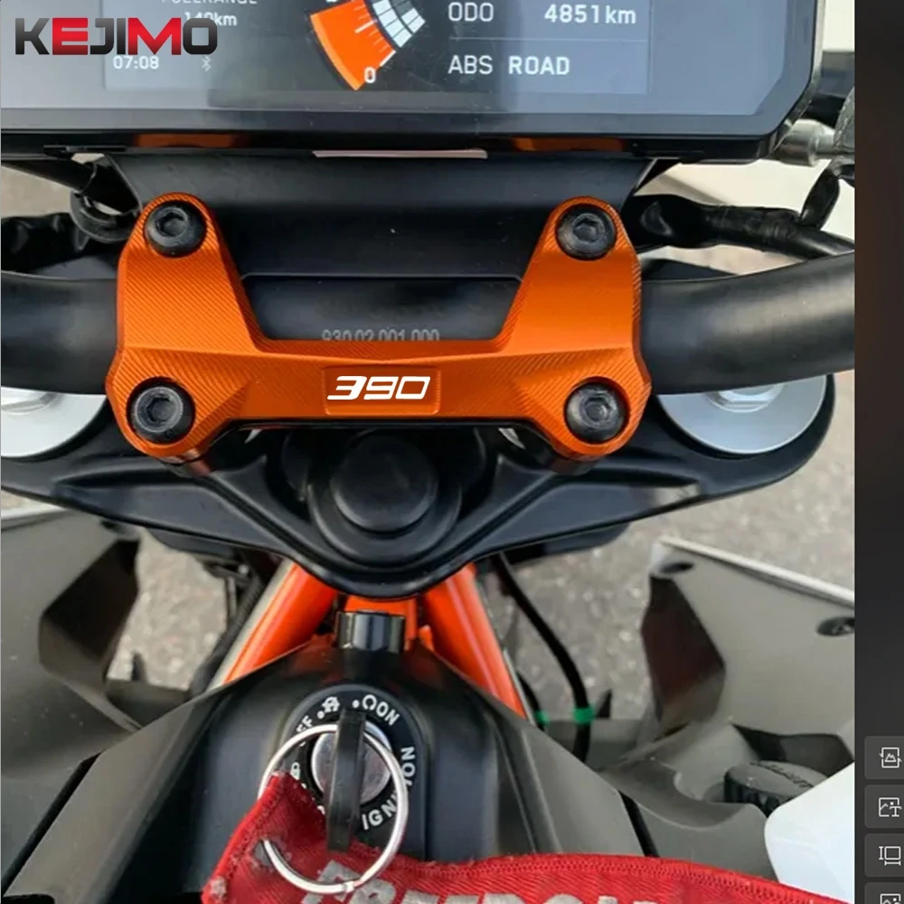 Handlebar Risers Top Cover Clamp For Ktm DUKE 125 200 390 Duke 390DUKE 125DUKE 200duke 2007 2008 2009 2006-2021 2022 2023