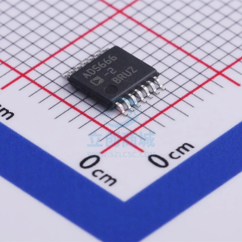 

5PCS AD5666BRUZ-2 AD5666BRU-2 AD5666B AD5666 IC DAC 16BIT V-OUT 14TSSOP