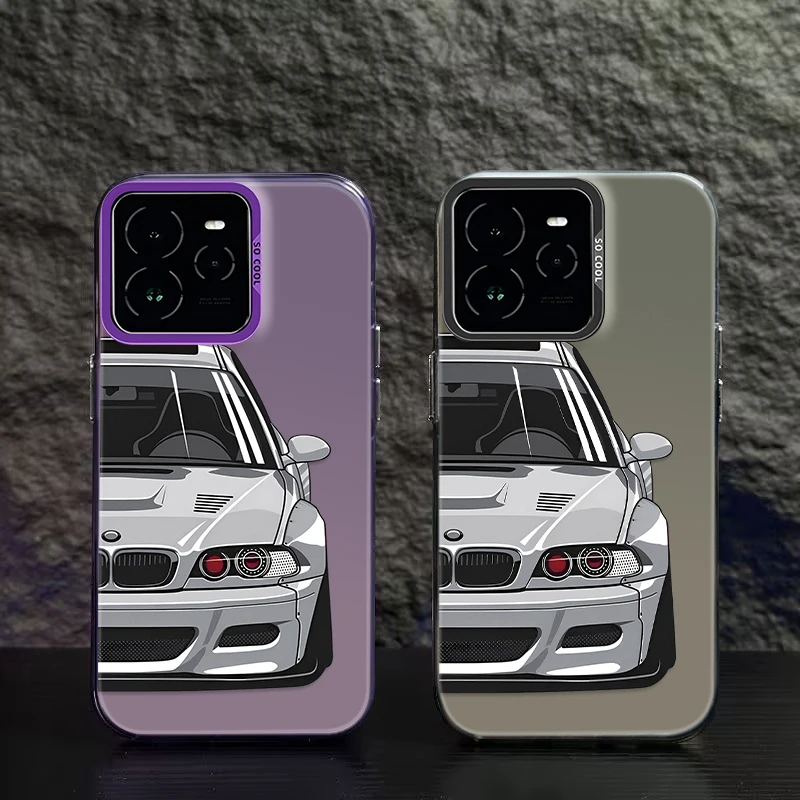 Para Realme C25 C67 C63 C65 C51 C51s C30 C35 C55 C11 C12 5 11 C61 C53 C15 C17 C20 C33 Note 60 50 funda de lente de Metal con patrón de coche fresco