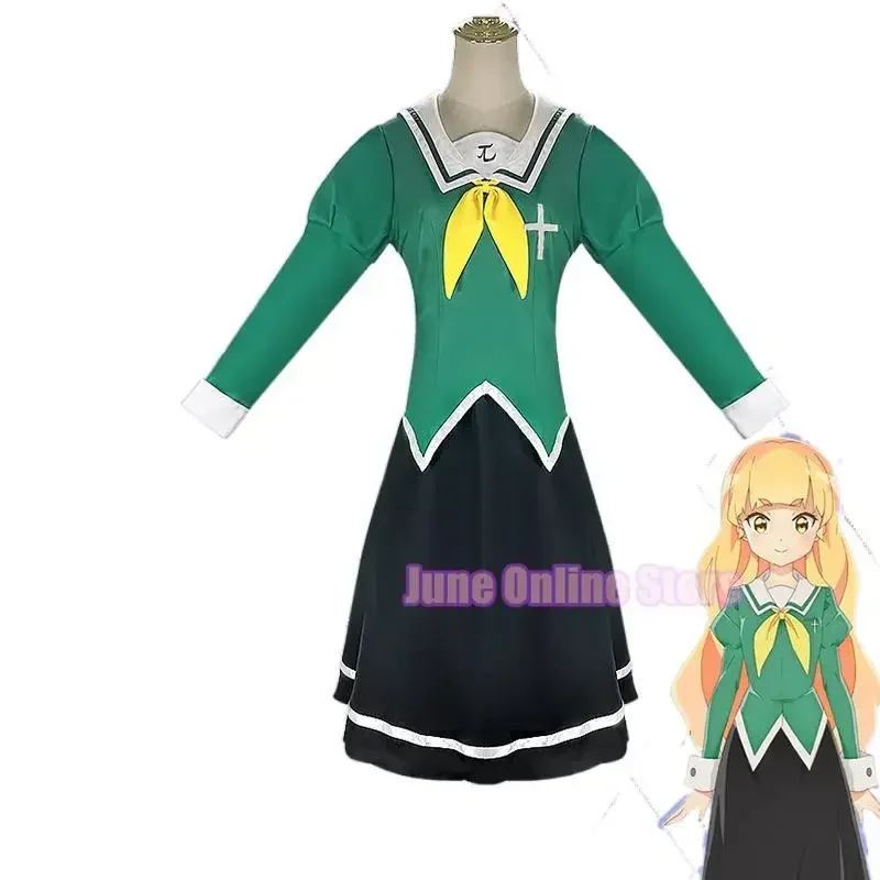 EE01 アニメ 恋する姉妹! コスプレ衣装ウィッグ ユリは私の仕事です！ 女の子用コスプレドレス3スタイル ハロウィンロールプレイIo0！