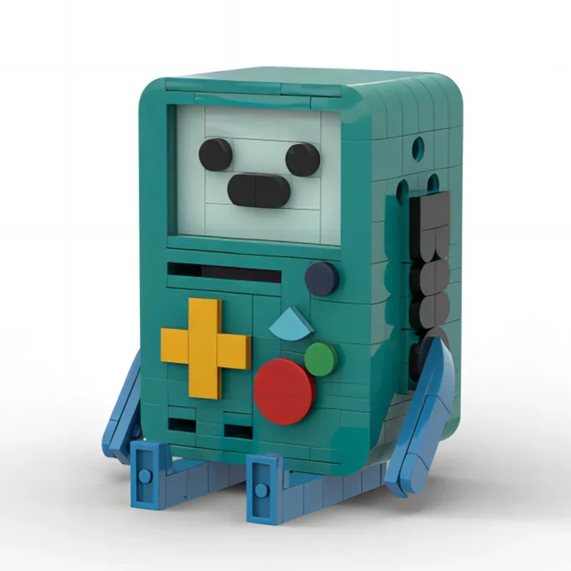 MOC Adventureed Time Beemo Building Block Set Cartoon Animation Figures BMO Robot Model Toys for Children Holiday Gifts