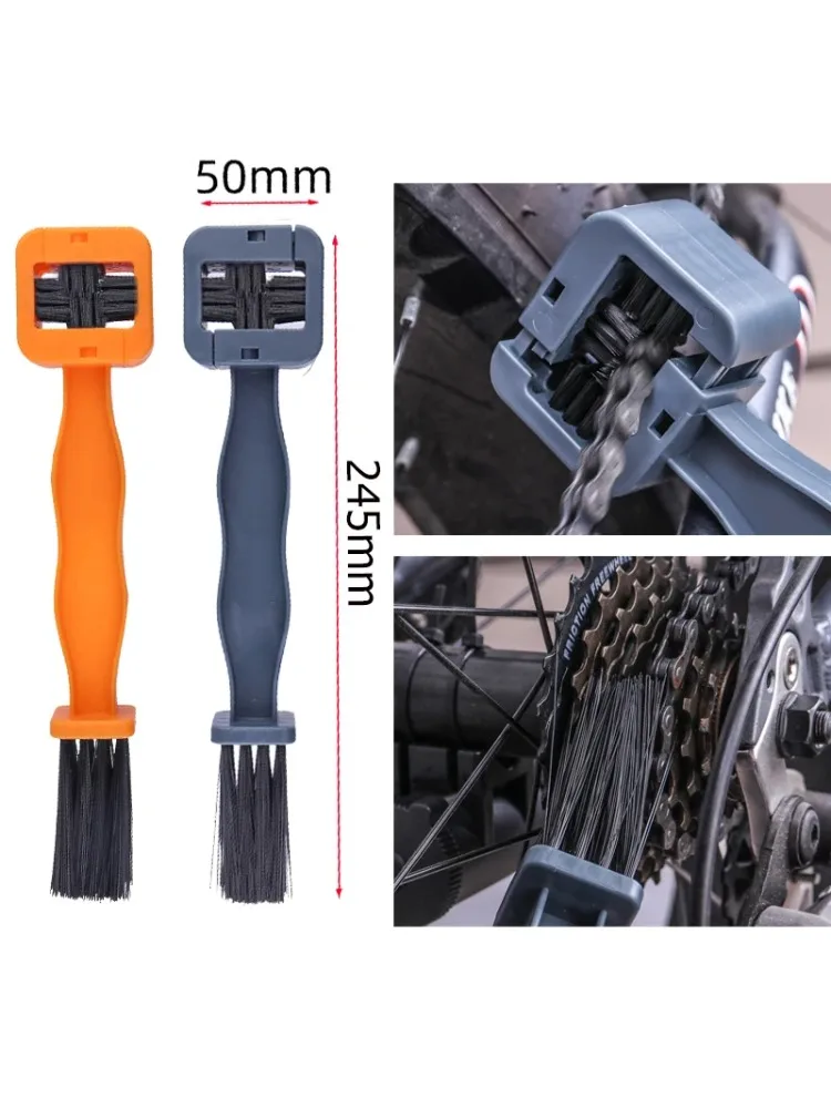 AliExpress Bike Chain Cleaning Brush - PP Plastic Scrubber Tool for MTB/Road/Motorcycle, 3-Sided Gear & Wheel Rim Cleaner