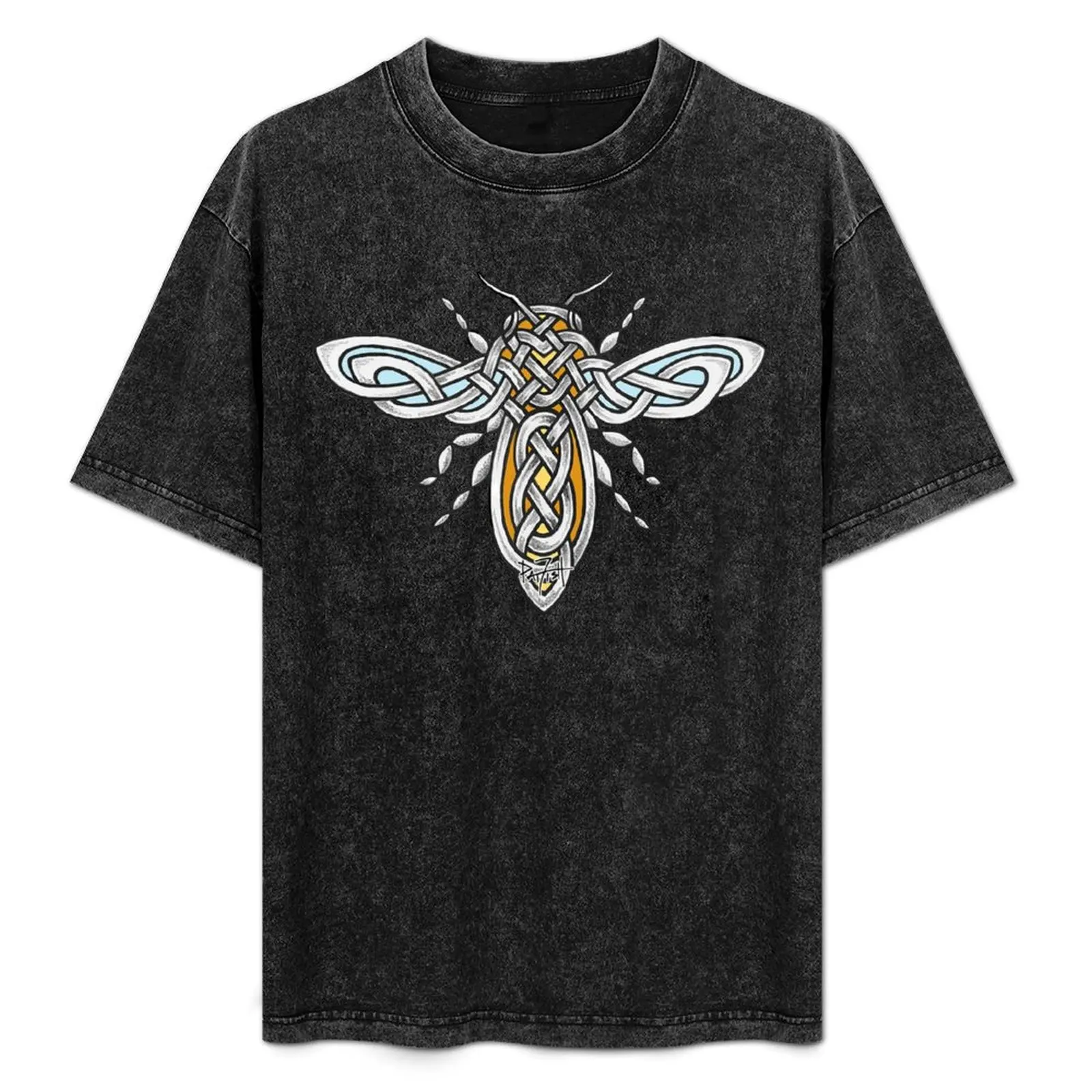 

Celtic Honey Bee T-Shirt Casual Loose Daily Wear T-Shirt