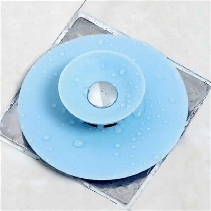 Washbasin sink leak plug UFO press type floor drain odor proof cover bathroom sink drain pipe sealing plug