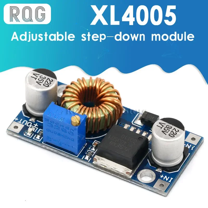 XL4005 DSN5000 Beyond LM2596 DC-DC adjustable step-down 5A power Supply module,5A Large current Large power