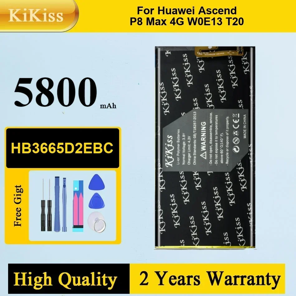 

4360mAh HB3665D2EBC Battery for Huawei P8 MAX 4G W0E13 T40 P8MAX / MediaPad T2 7.0 Pro / M2 7.0 PLE-701L PLE-703L PLE-703LT