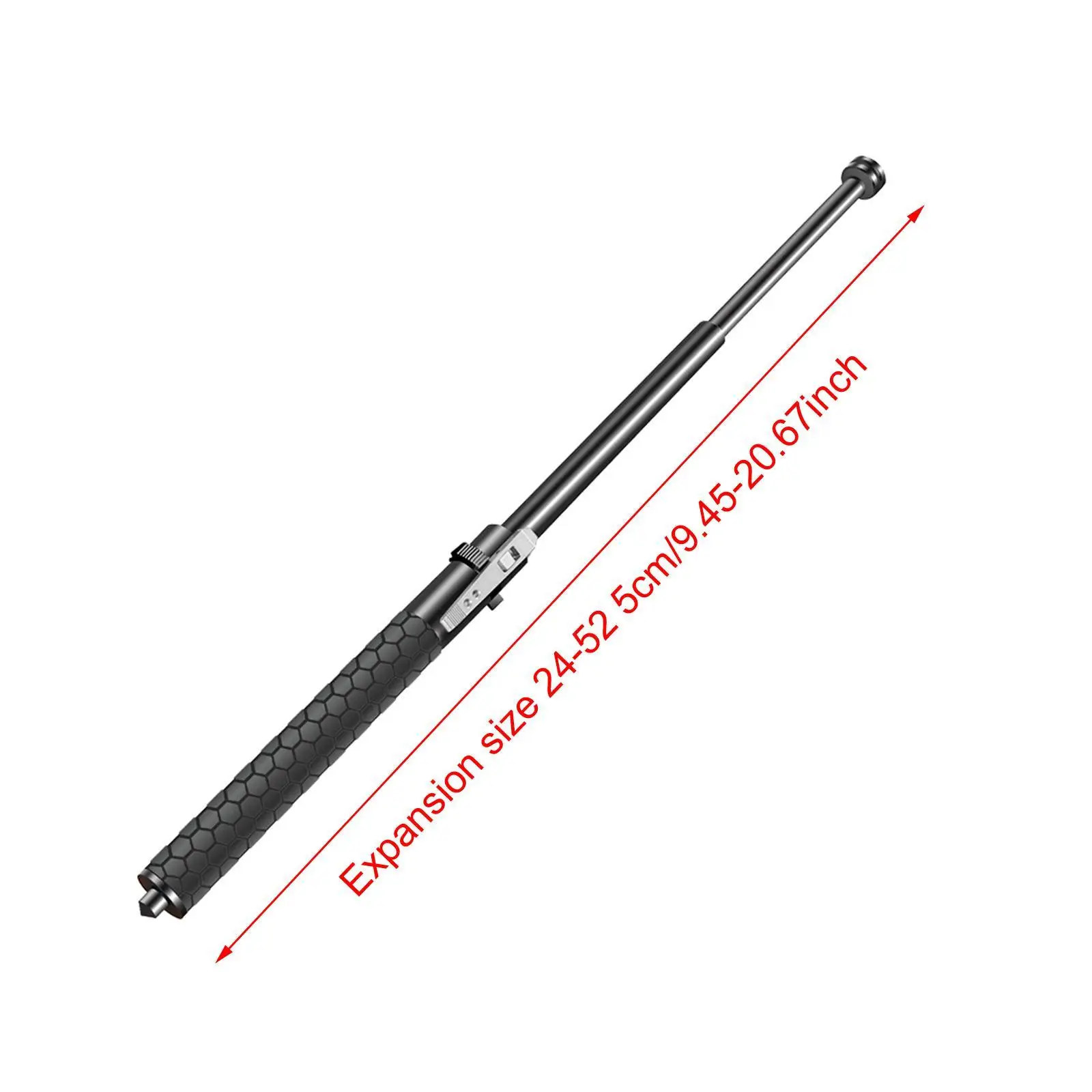 Retractable Hiking Cane with Anti Slip Handle Durable Alloy Steel Telescopic Trekking Pole for Mountaineering Retractable Hiking Cane with Anti Slip Handle Durable Alloy Steel Telescopic Trekking Pole for Mountaineering