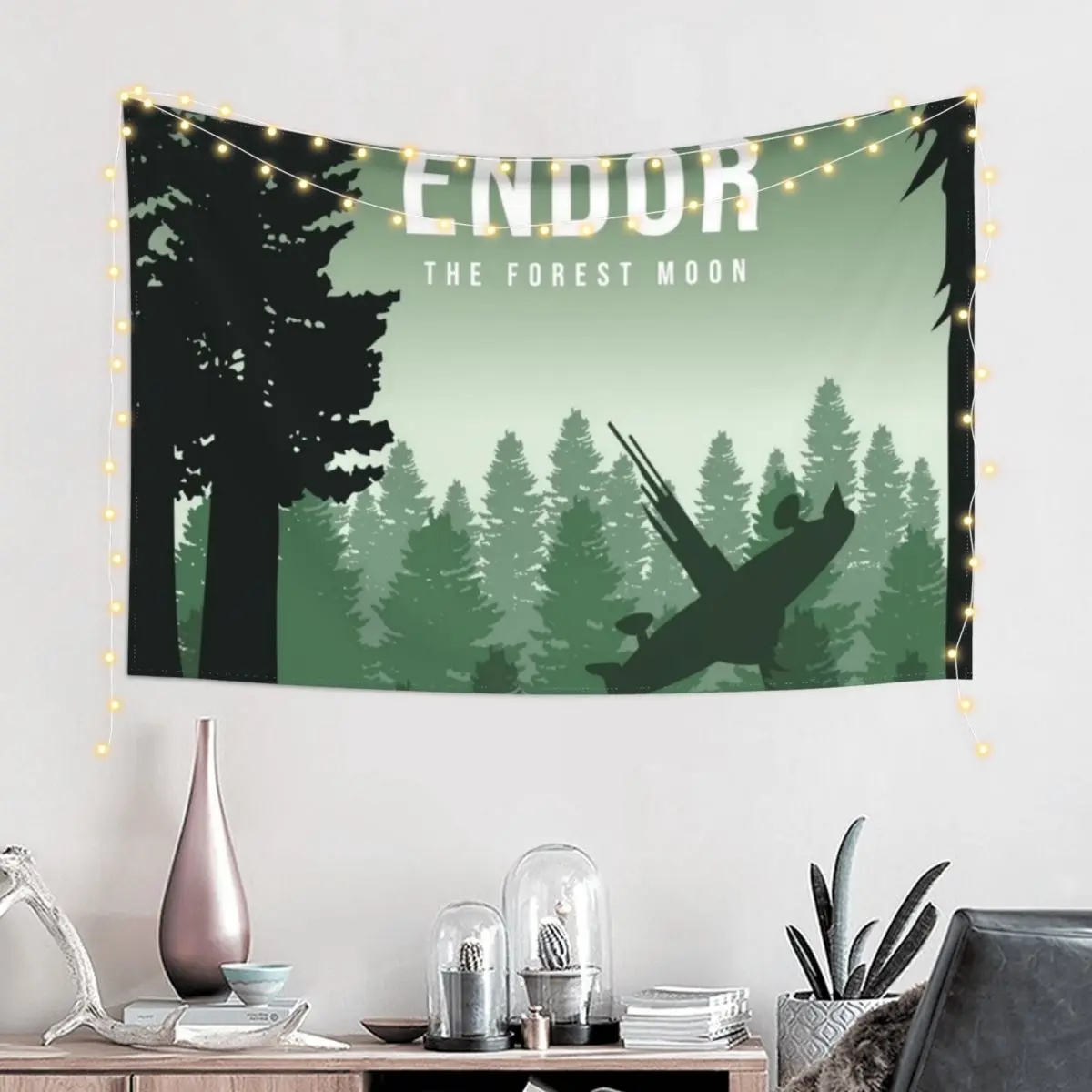 Visit Endor The Forest Moon Tapestry Room Decore Aesthetic House Decoration Christmas Decoration Room Decorator Tapestry