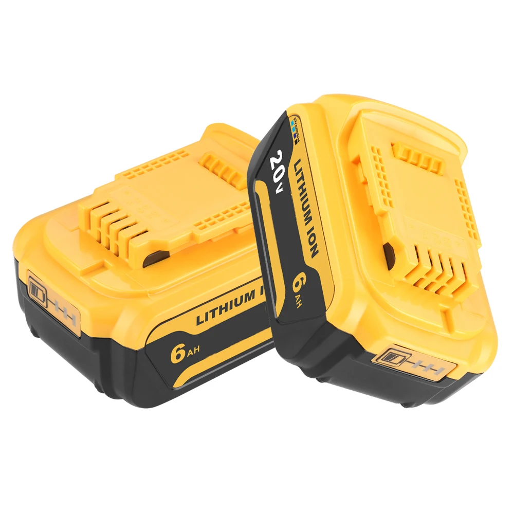 20V 6.0Ah Battery power tool Replacement for DeWalt DCB184 DCB181 DCB182 DCB200 20V 6A 18Volt 20 v Battery