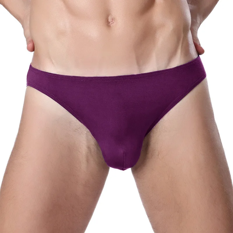 Ropa interior Sexy de talla grande para hombre, Mini bragas con bulto en U, bolsa para pene, calzoncillos de cintura baja, calzoncillos elásticos y