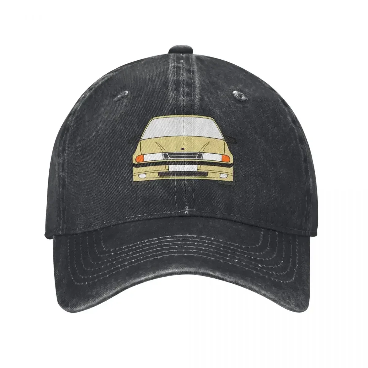 Saab 9000 Facelift Beige Color Baseball Cap Sun Hat For Children Hat Men Rave Women's Golf Clothing Men's - view 2