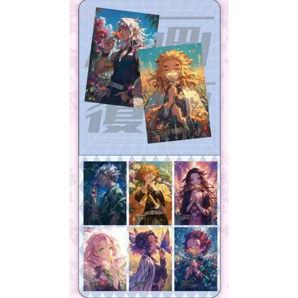 2025 Newest Case Wholesale Demon Slayer Card Hangka series Anime Mitsuri Tanjiro CCG TCG Hobbies Gift card