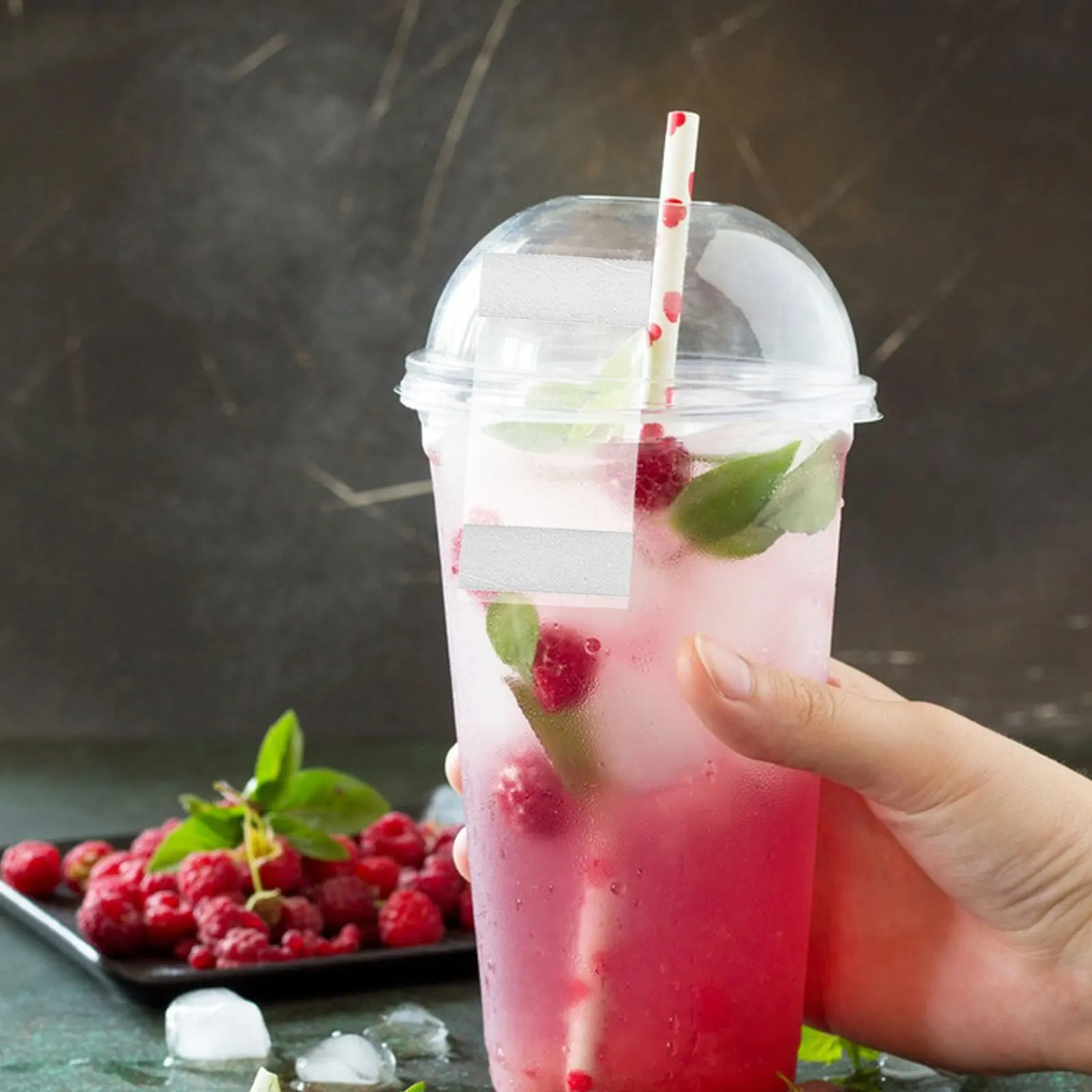 

2 рулона уплотнительной наклейки для чашки молока, герметичная прозрачная клейкая уплотнительная наклейка, уплотнительная наклейка для чашки для напитков, защита от несанкционированного доступа