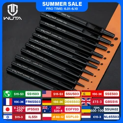 WUTA 1PC Leather Punching Tool Round Hole Hollow Puncher Black Titanium Plated Anti-rust DIY Craft Tool for Belt,Watch Band