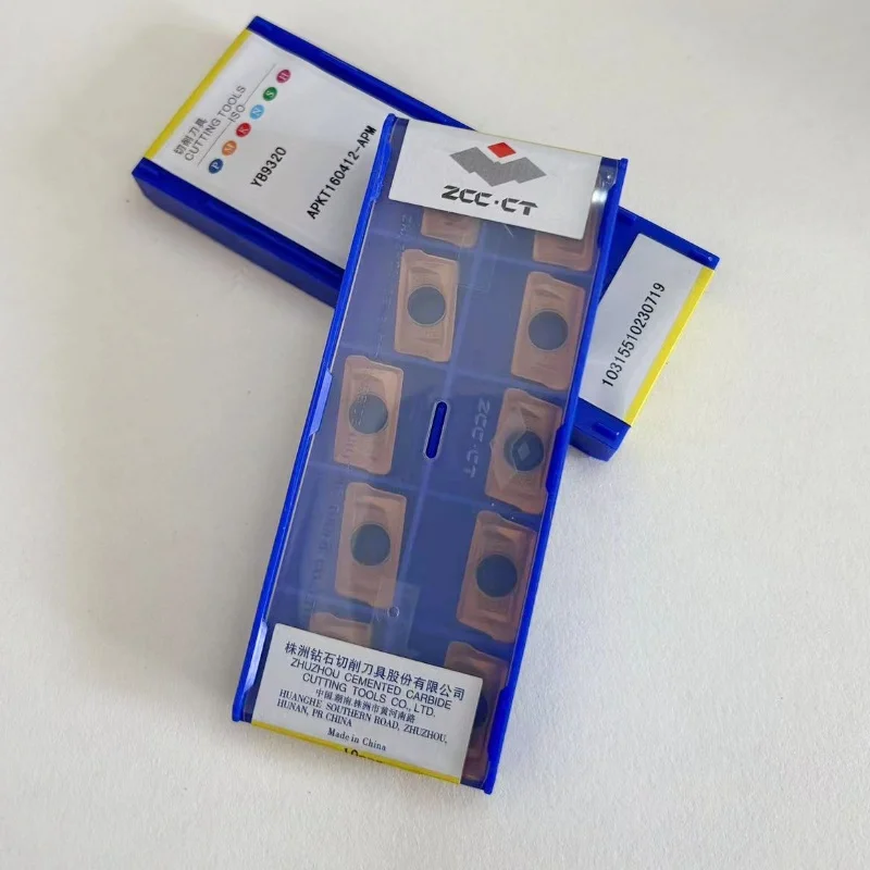 

APKT160408-APM YB9320/APKT160412-APM YB9320/APKT160416-APM YB9320/APKT160420-APM YB9320 CNC blade carbide inserts 10Pcs
