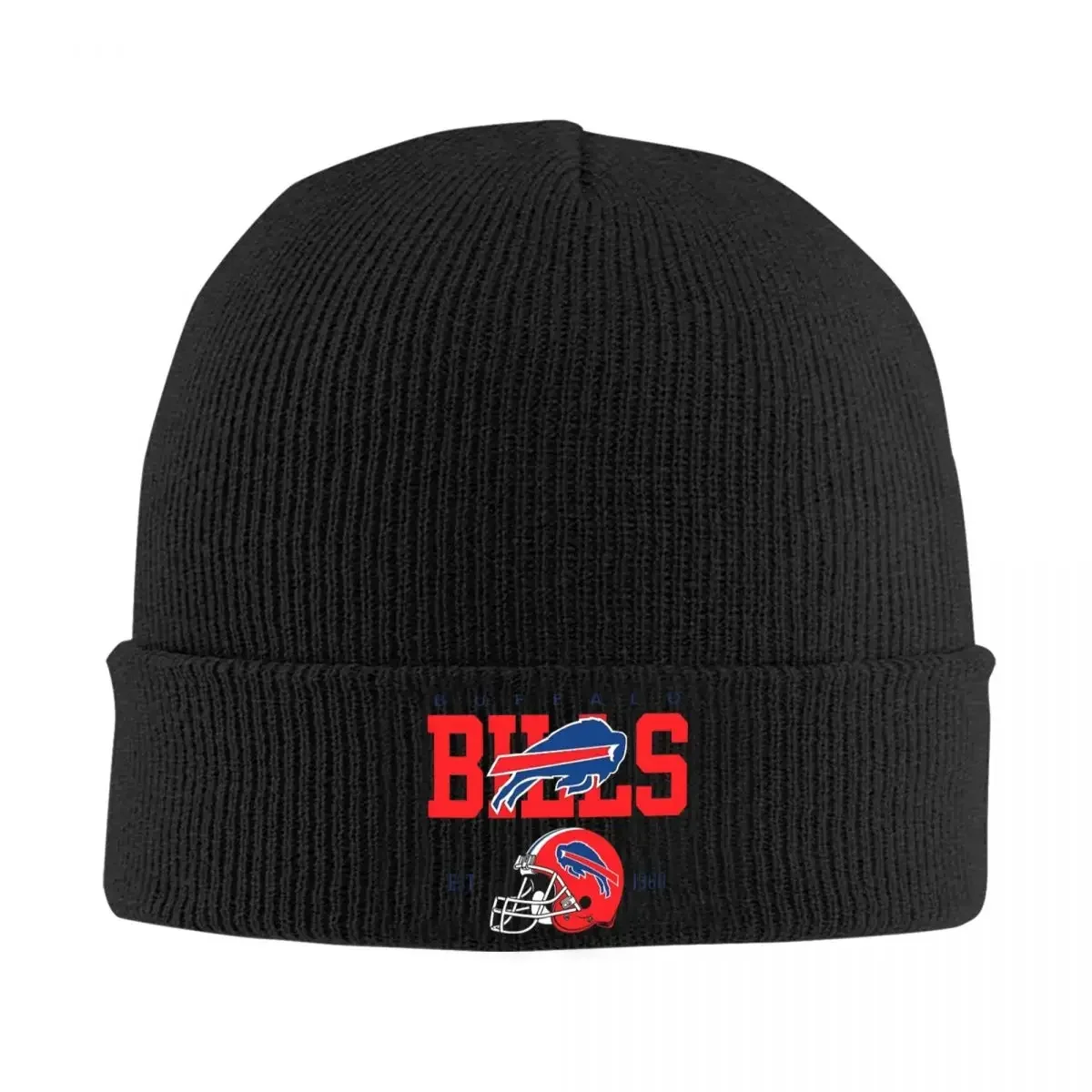 Buffalo Team Sports Knitted Hat Beanies Winter Hat Warm Street Cap Men Women Gift