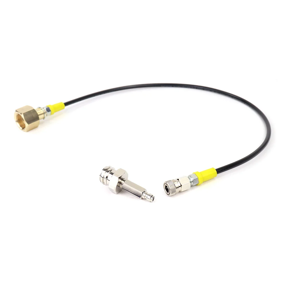 Soda Water Stream Maker (Blue Cylinder Type) To External Co2 Cylinder Adapter Hose Kit With W21.8-14 Or CGA320 G3/4 Connect