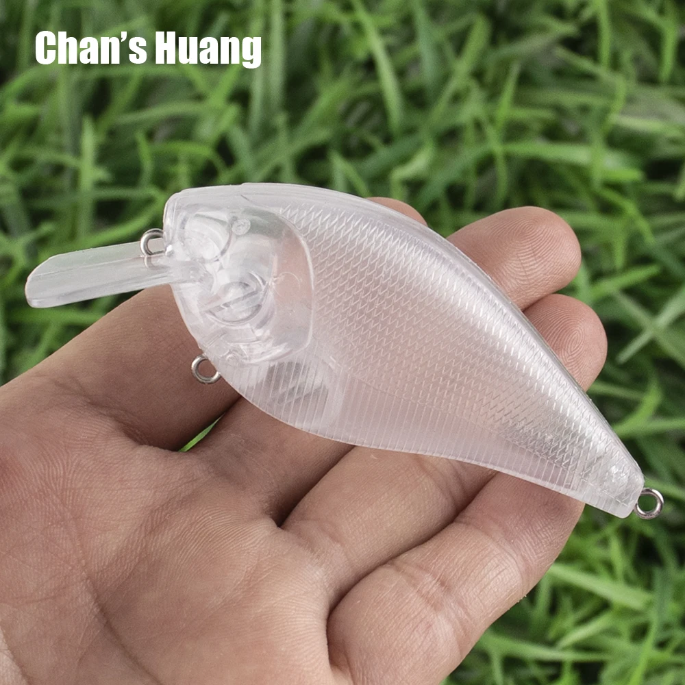 

Набор заготовок для воблеров Chan's Huang, 50 шт., 3,15 дюйма, 13 г, плавающие, для самостоятельной сборки, жесткие приманки, квадратный крючок, крэнкбейты