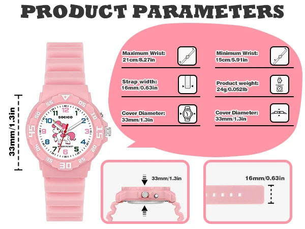 Fashion Primary and Secondary School Student Watch, Silent Pointer, Children's Watch, New Small Dial Quartz Watch