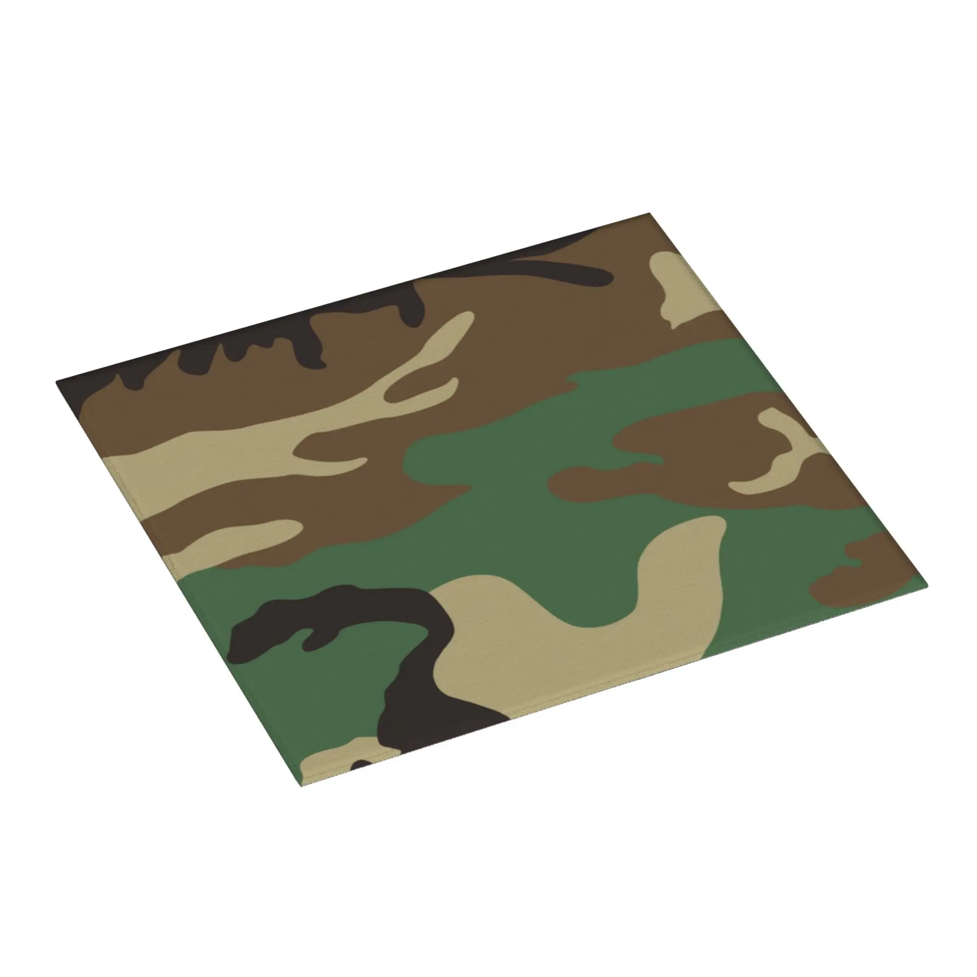 U.S Military Woodland Camo Pattern Non‑Slip Absorbent Barware Tableware Oil Proof Army Camouflage Bathroom Drying Mat Kitchen