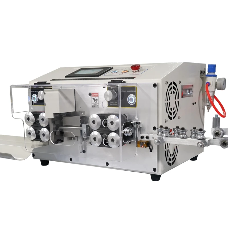 SWT508YHT4 High Speed Round Sheath Inner And Outer Double Layer Peeling Machine 650W 220V 110V Diameter 2-12MM