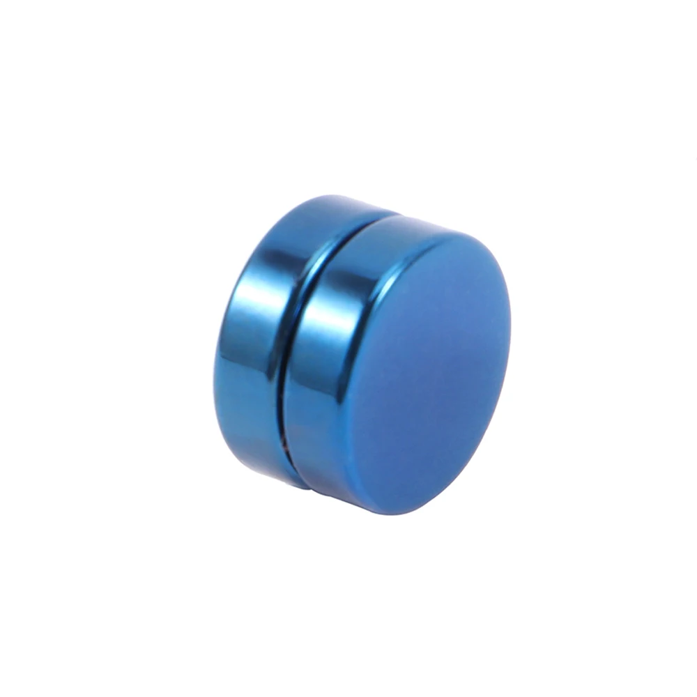 المرأة الشرير المغناطيسي 1 قطعة شكل دائري هدية لمحبي المجوهرات كليب أقراط كليب على الأقراط