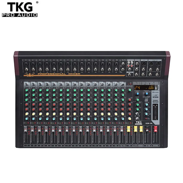 

TKG EOS-16USB sound Karaoke system performance audio USB 16 channel music dj mixer professional