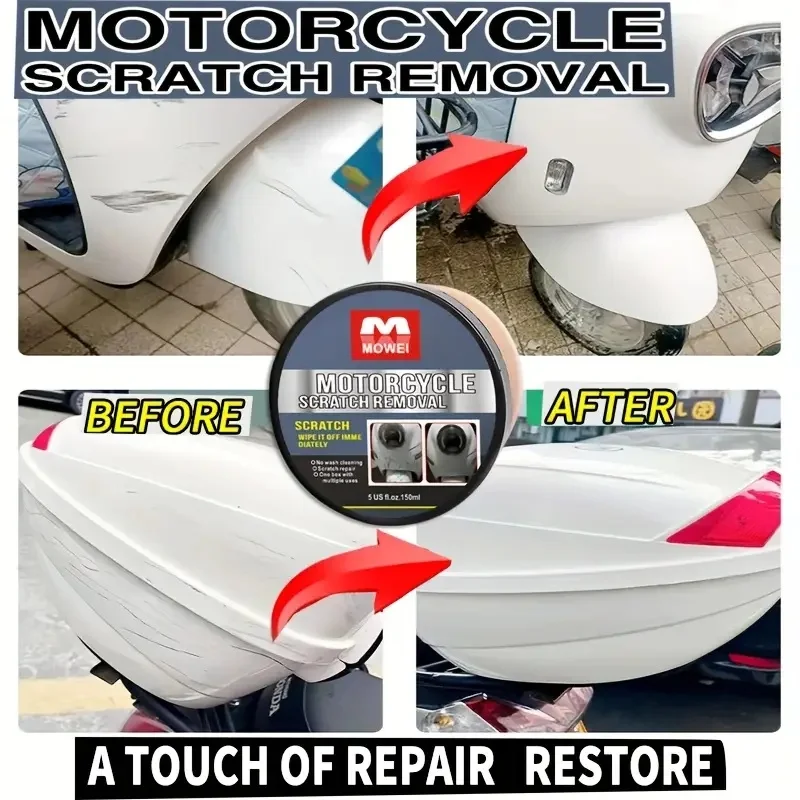 Repair and update scratches on motorcycles, remove tiny scratches, dirt and oxide layers on the surface, and apply to cars