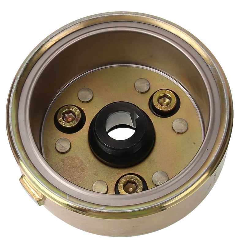Durable 6 Coil Magneto Level Magnet Flywheel Roller – Ideal for 110cc Pit Trail Dirt Bike, ATV,  Quad & Motorcycle Accessories