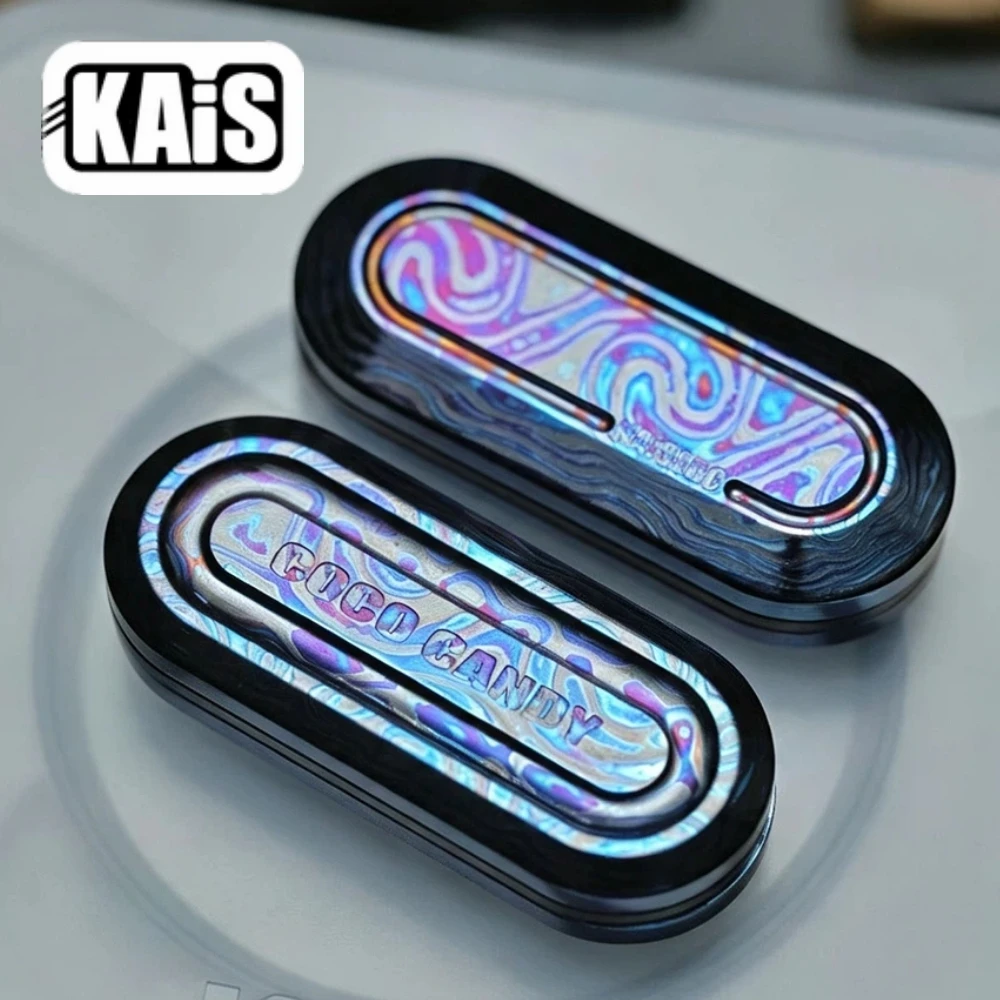 KAIS EDC  COCO Candy Zircuti Fidget Slider Stress Relief Toy Fidget Toy Adults Push Slider Original Design Anxiety Relief Gadget