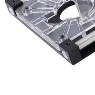 65mm Trimmer Router Base Guide Fence Milling Groove Bracket Adjuster For Woodworking Straight Edge Cutting Jig Tool Accessory