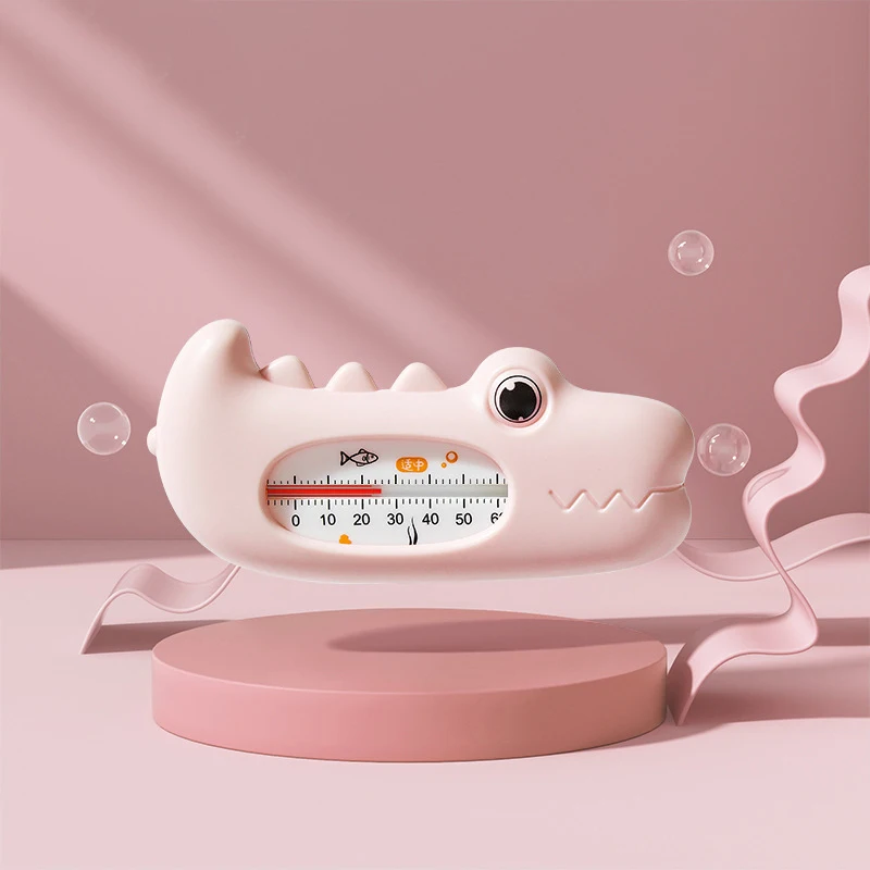 Baby Bath Thermometer Newborn Crocodile Water Temperature Meter Safety Non-Toxic Bathtub Swimming Pool Toys For Kids