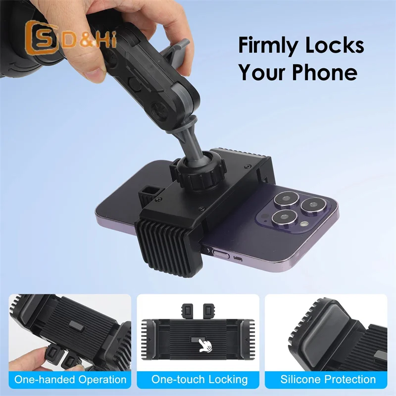 

Phone Holder For Car Dashboard Adjustable Phone Mount Holder On Dashboard Windshield Smartphones Stand Road Trip Cellphone Base