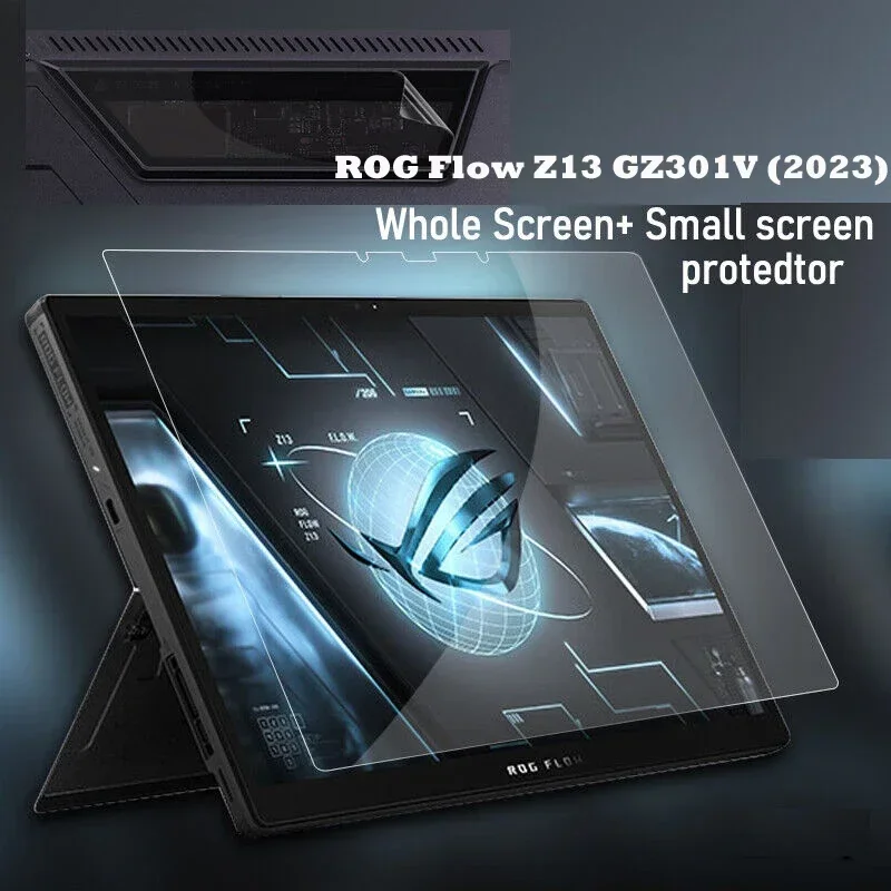 Anti Glare Scratch Whole Screen + Small Screen For ASUS ROG Flow Z13 GZ301V 2023 / GZ301 2022 Laptop