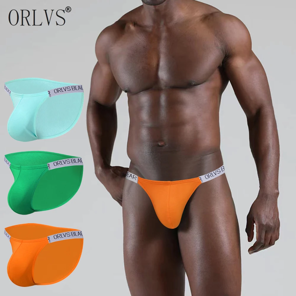 

Briefs Sexy High Slit Men's Triangle Pants Modal Slim Waist Simple Low Waist U Convex Sports Men's Underwear Sexy Men Underwear