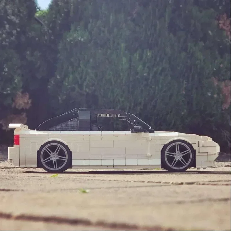 

MOC-147707White 240SX новый классический культовый супер спортивный автомобиль гоночный строительный блок модель1009 части детская игрушка на день рождения для мальчиков подарок