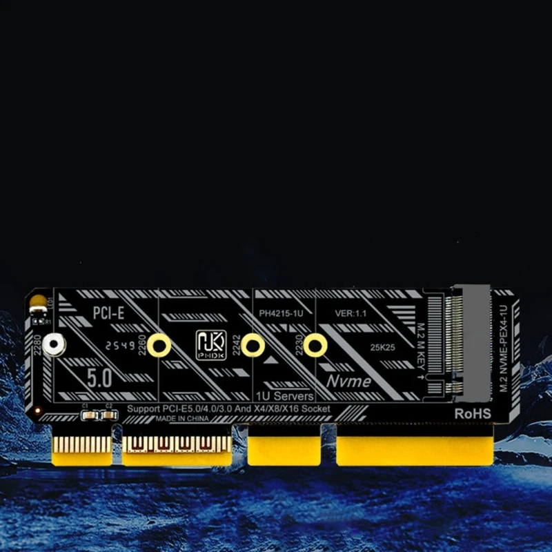 

P5EA PH4215-1U 1U, оптимизированный для сервера преобразователь M.2 в PCIE для эффективной передачи данных