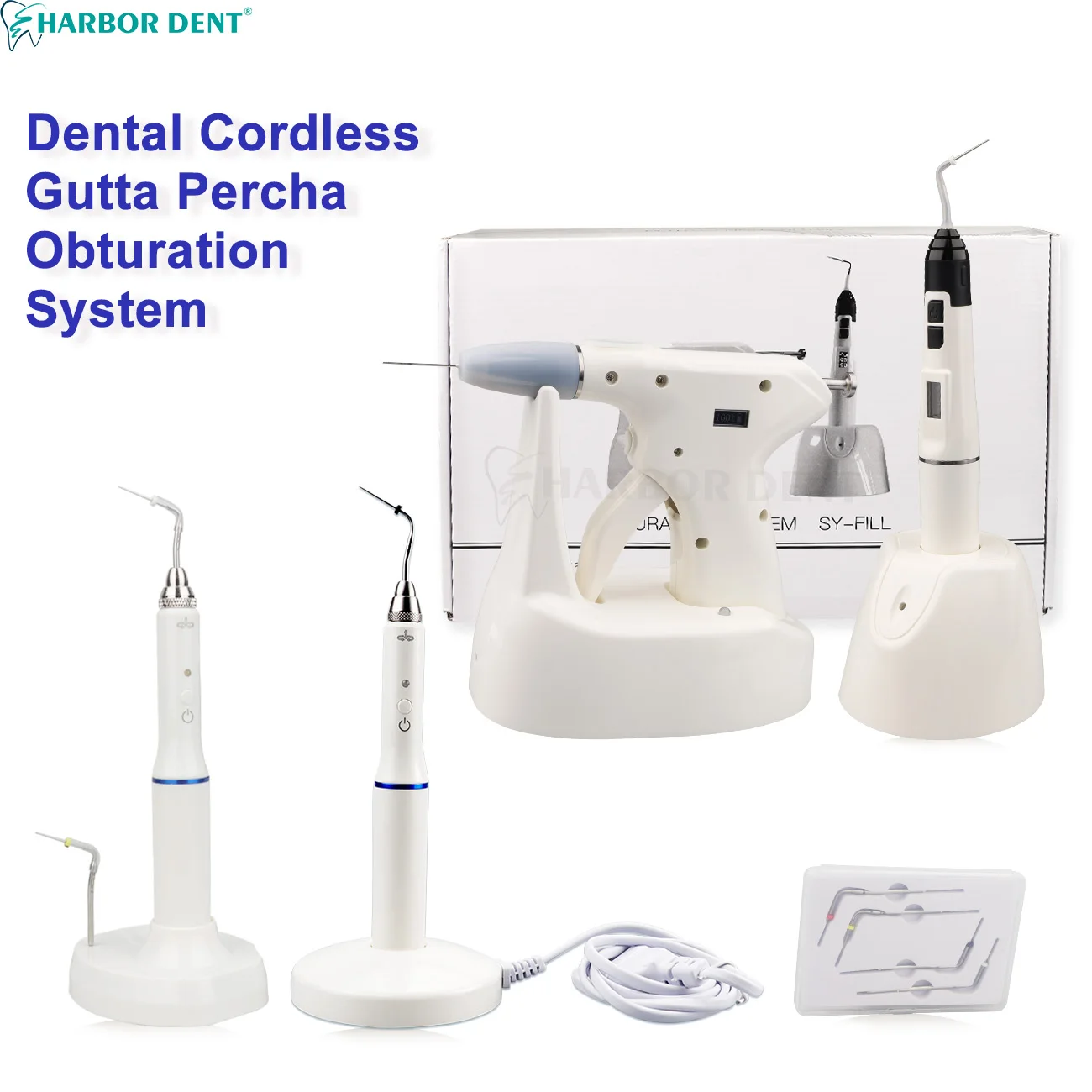 

Dental Endo Obturation System Gun Hot Melt Filling Gun Pen Heating Temperature Pen Tips Wireless Dentistry Endodontic Tools