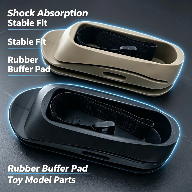 1. Soft Rubber Shock Buffer Mat Triangle Folding Stock Accessory For AK Hobby Custom Build