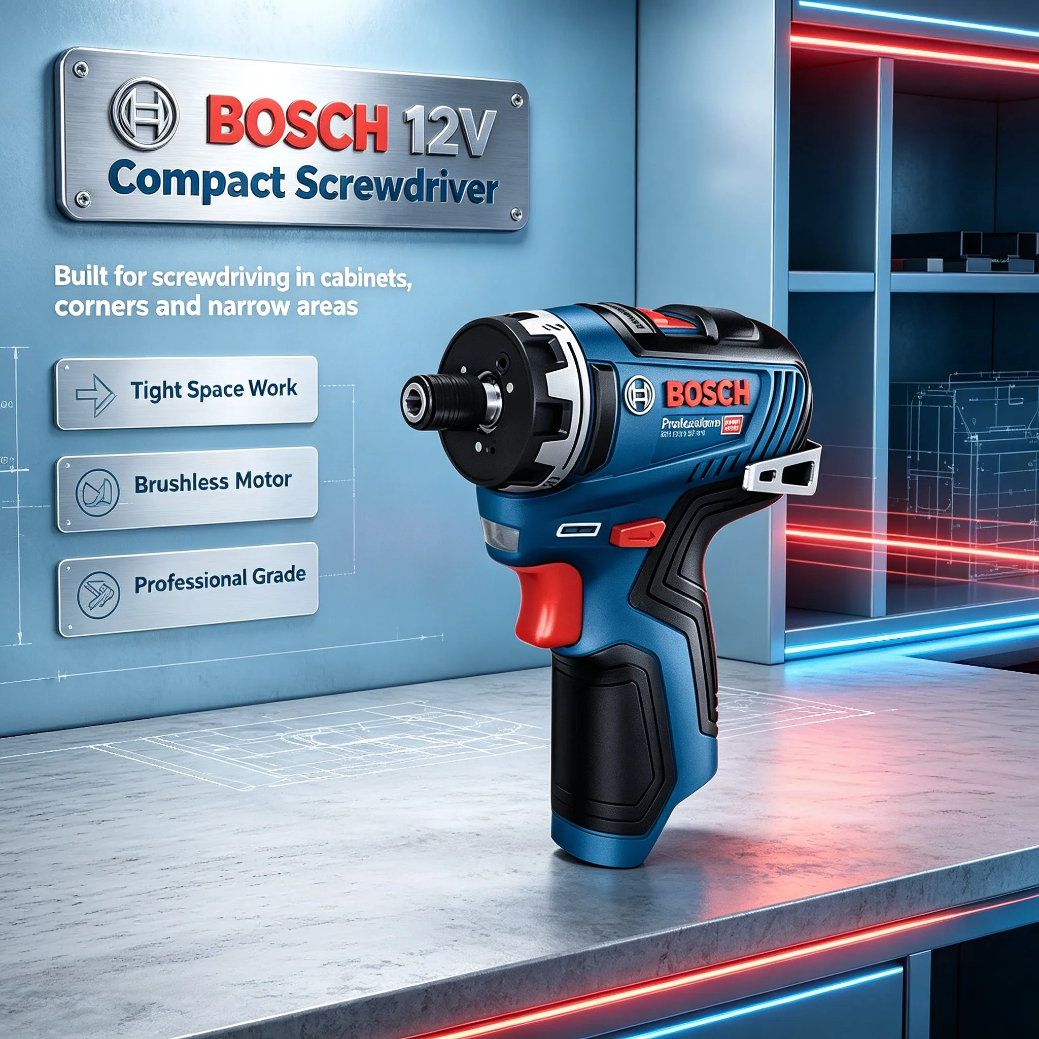 Bosch GSR 12V-35 HX 12V Li-ion Compact Power Screwdriver For Wood & Metal