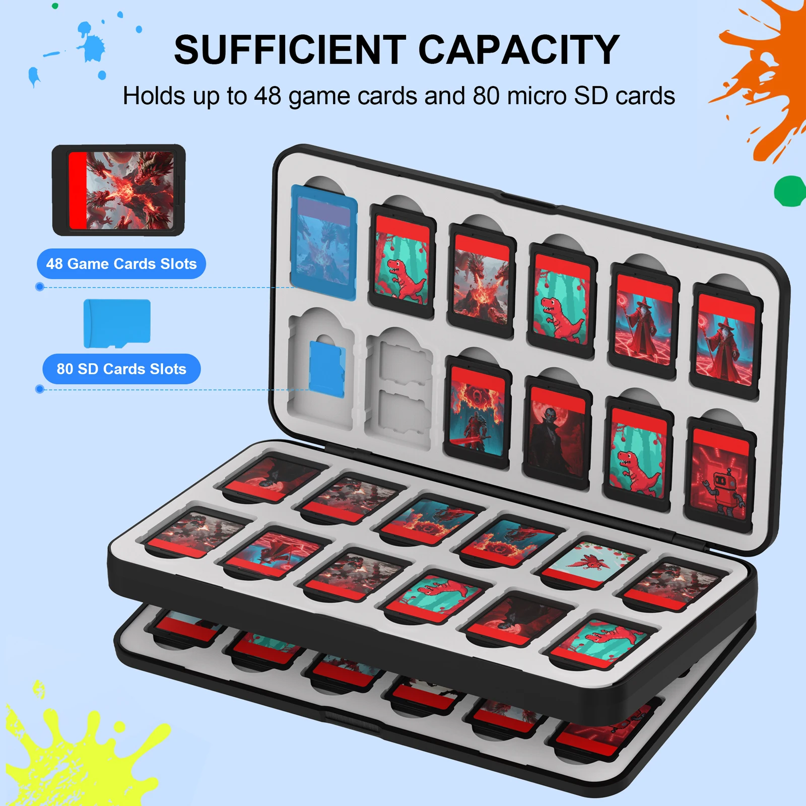 48 In 1 Switch Game Card Stora - Gaming Accessories Box 评论和价格