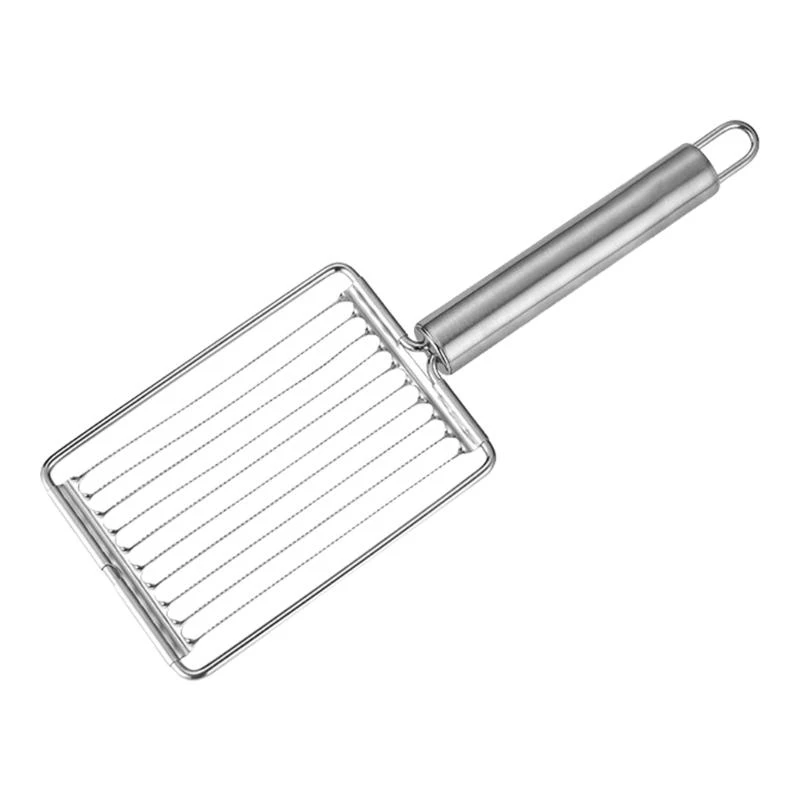 

652F Tomato and Potato Slicer with Ergonomic Handle Stainless Steel Fruit Cutter Cutting Tool for Home and Kitchen Use